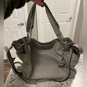 Michael Kors light grey Purse